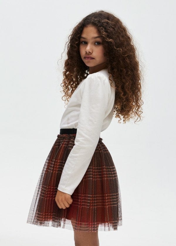 Mayoral Usa Inc Mayoral Plaid Tulle Skirt - Little Miss Muffin Children & Home