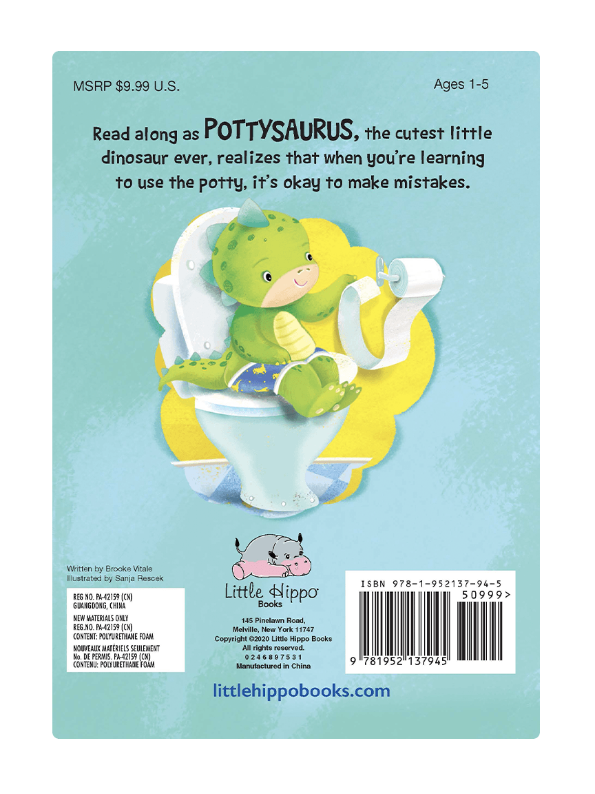 Little Hippo Books Pottysaurus - Little Miss Muffin Children & Home