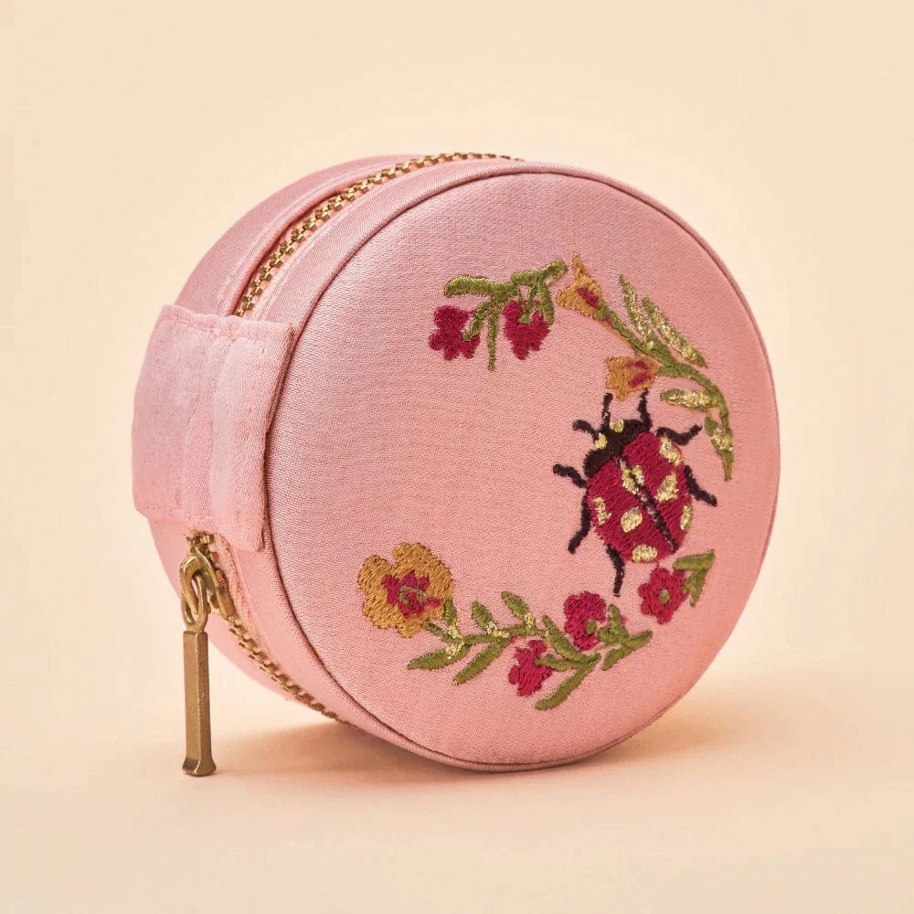 Powder Design Powder Design Ladybird Mini Round Jewelry Box, Available in 2 Colors - Little Miss Muffin Children & Home