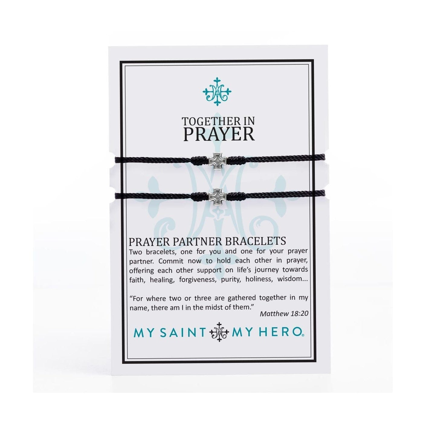 My Saint My Hero My Saint My Hero Together In Prayer Bracelets - Little Miss Muffin Children & Home