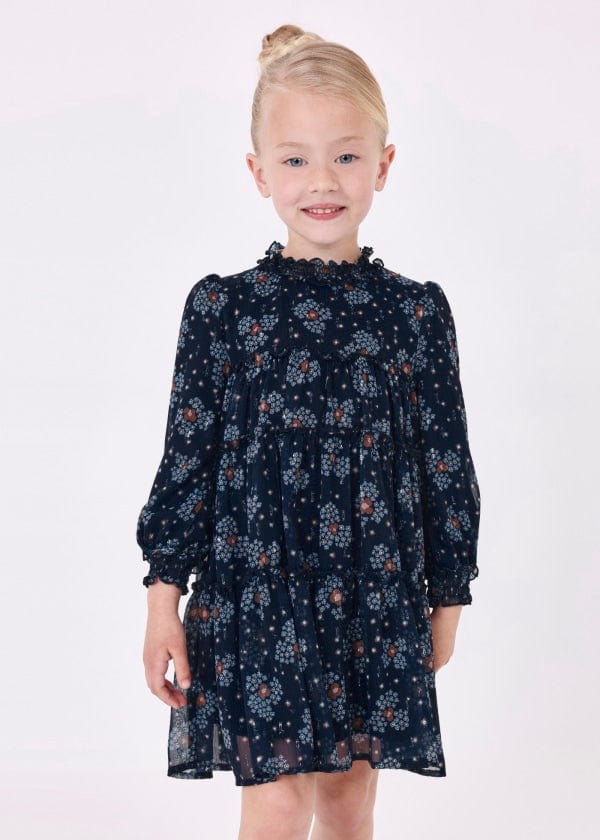 Mayoral Usa Inc Mayoral Printed Chiffon Dress - Little Miss Muffin Children & Home