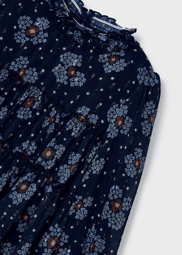 Mayoral Usa Inc Mayoral Printed Chiffon Dress - Little Miss Muffin Children & Home