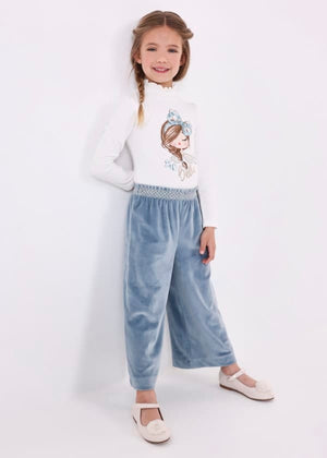 Mayoral Usa Inc Mayoral Velvet Cropped Pants - Little Miss Muffin Children & Home