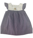 Charming Little One LA Purple and Gold Football Emma Dress - Little Miss Muffin Children & Home