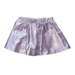 purple metallic skirt