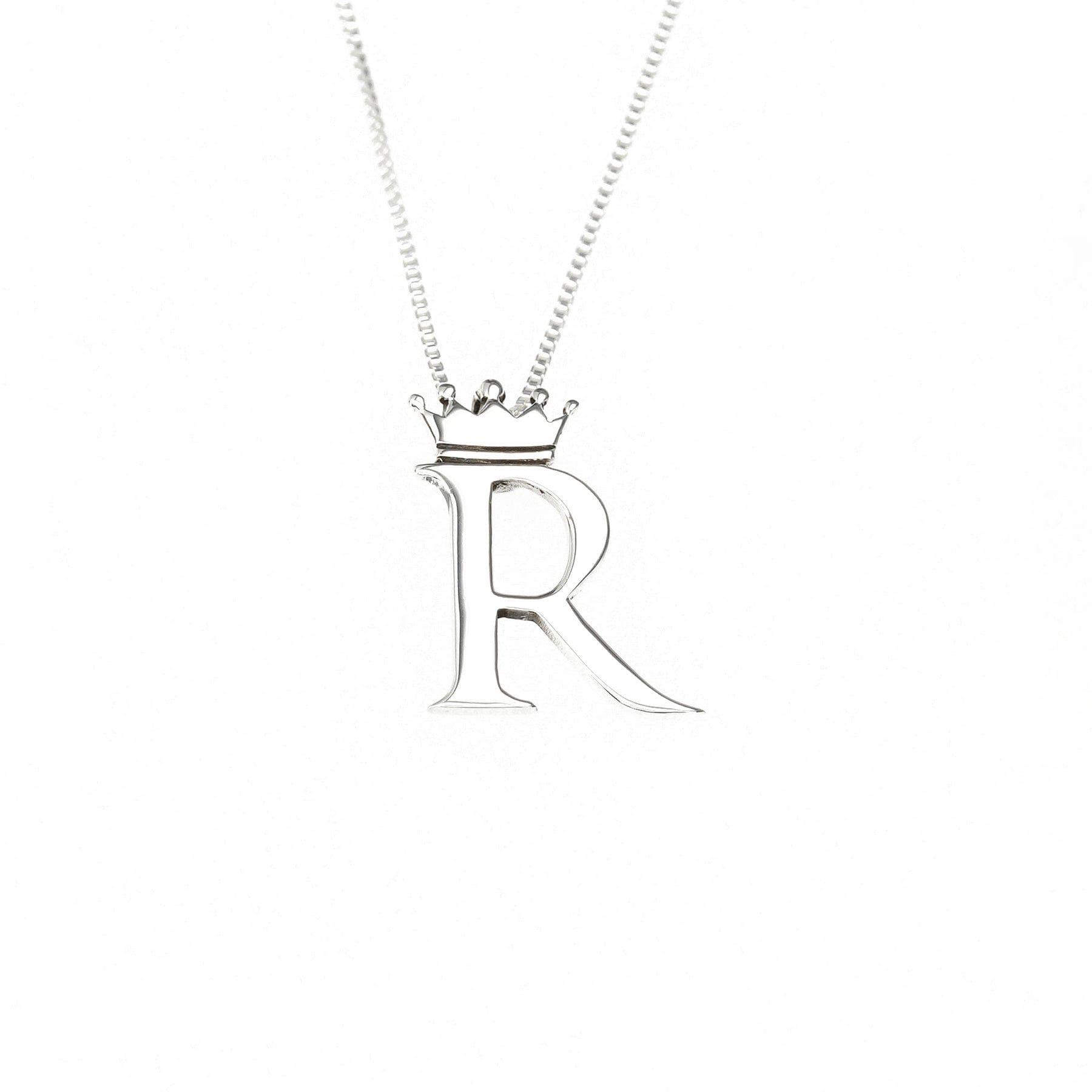 Cristy Cali Cristy Cali Royal Initial Charm Sterling Silver - Little Miss Muffin Children & Home