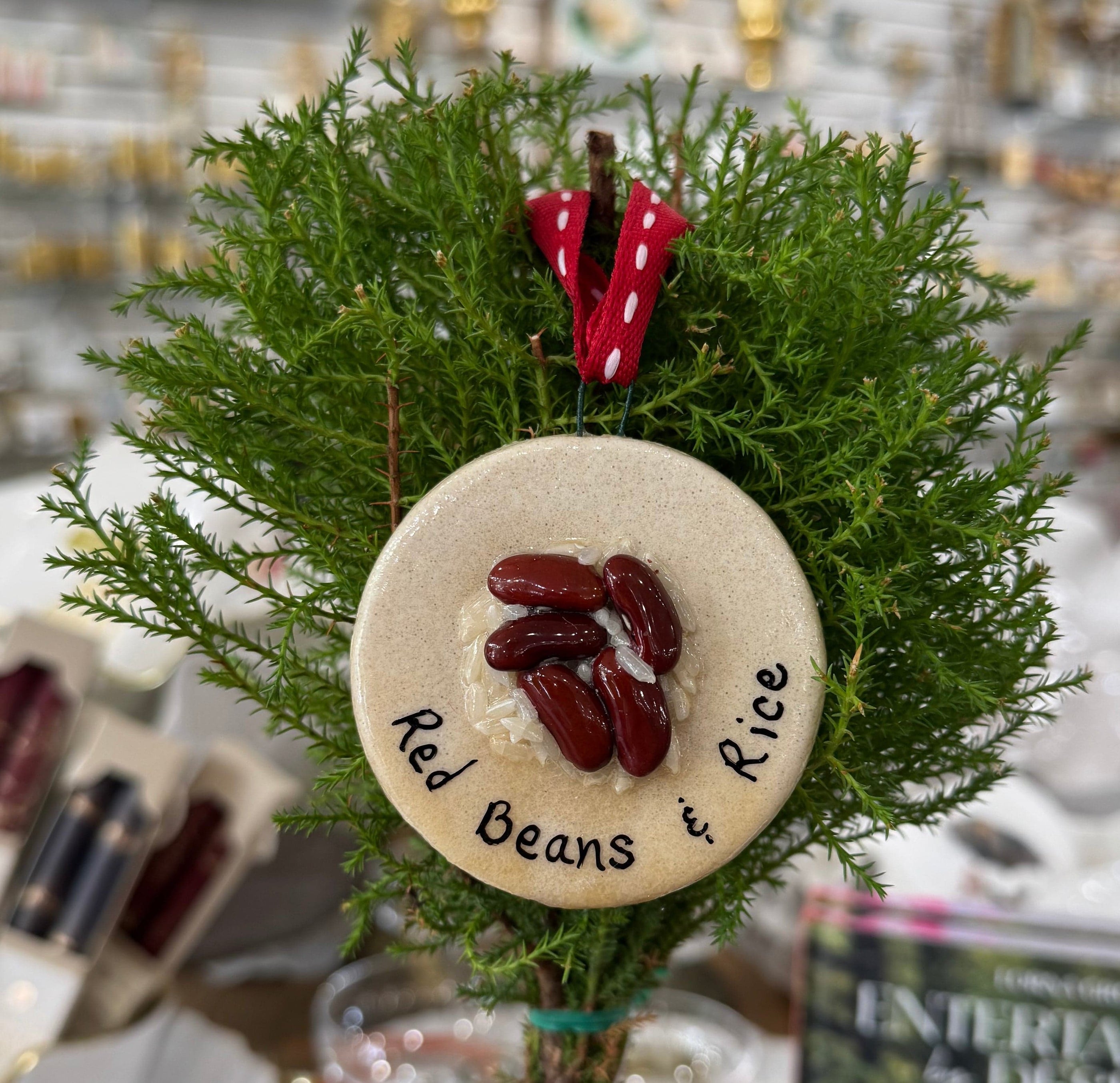 Crescent City Ornaments Red Beans & Rice Ornament - Little Miss Muffin Children & Home