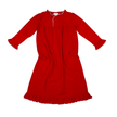 girls red pima cotton holiday dress
