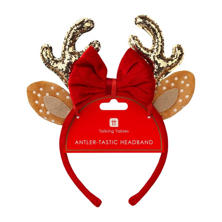 reindeer christmas headband