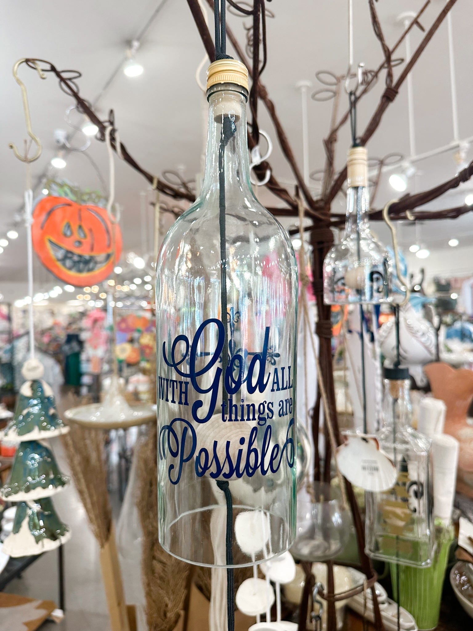 religious wind chime