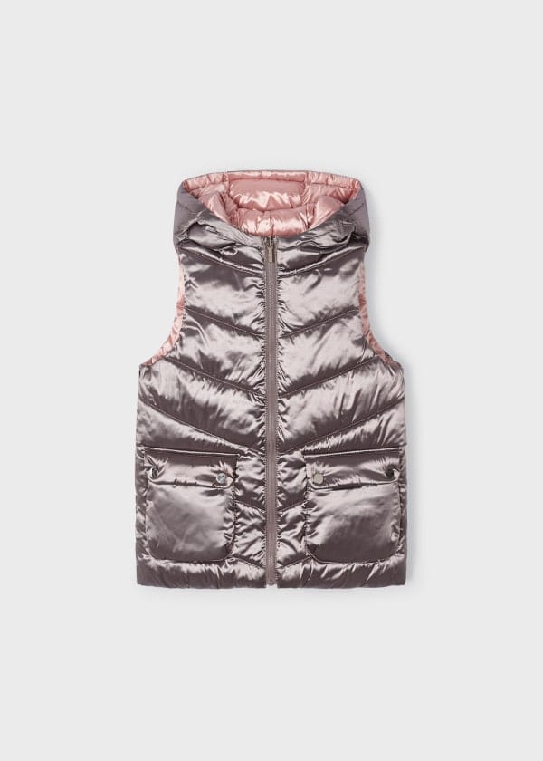 Mayoral Usa Inc Mayoral Reversible Metallic Puffer Vest - Little Miss Muffin Children & Home