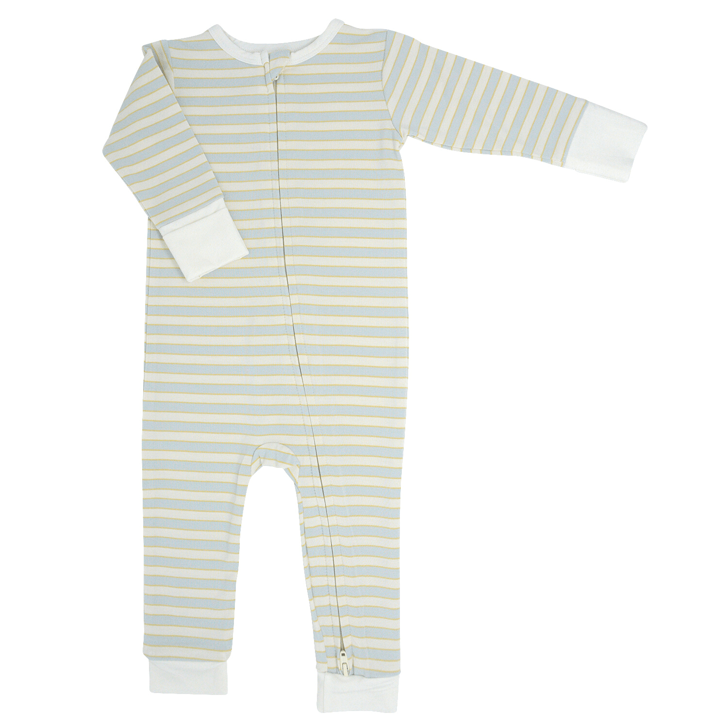 Sweet Bamboo Sweet Bamboo Vintage Stripe Zipper Romper - Little Miss Muffin Children & Home