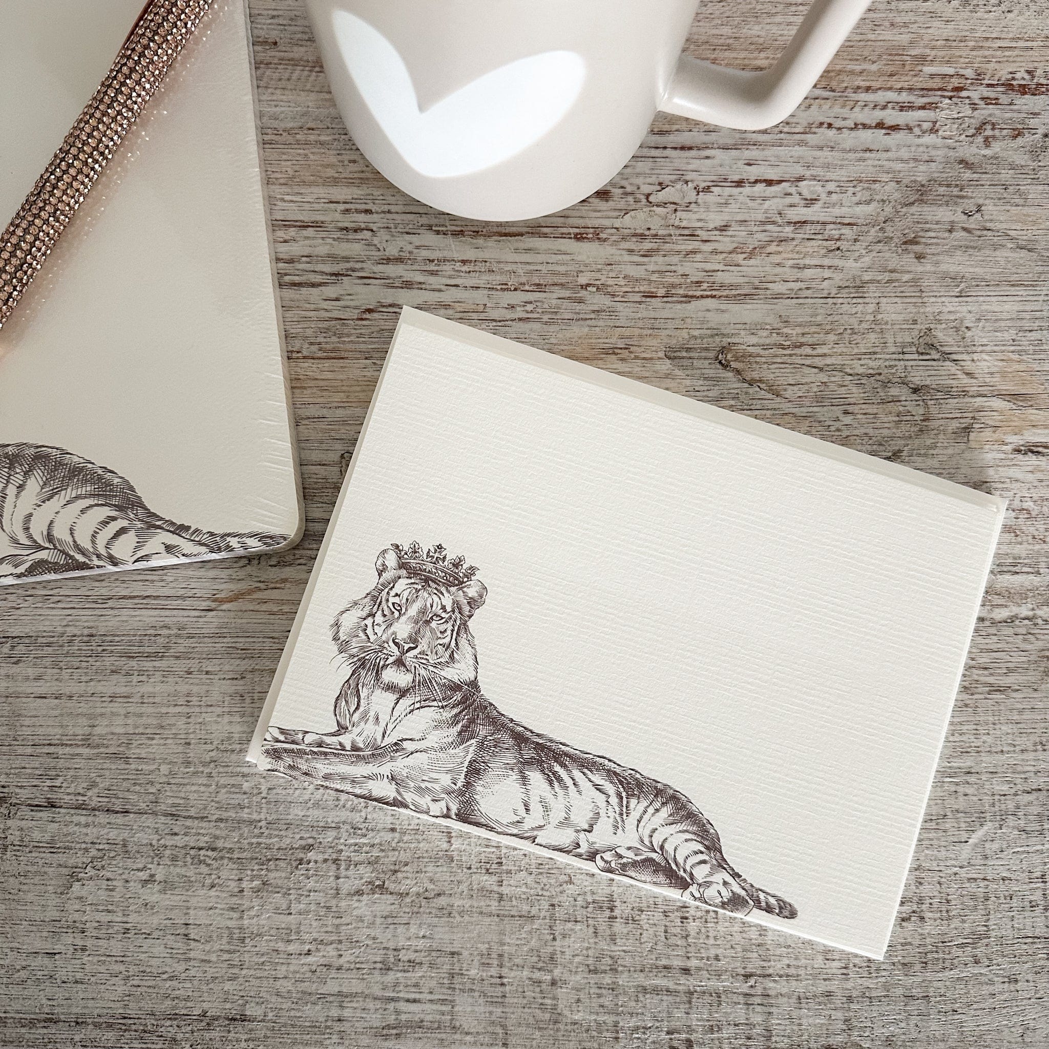 royal tiger note cards with envolope