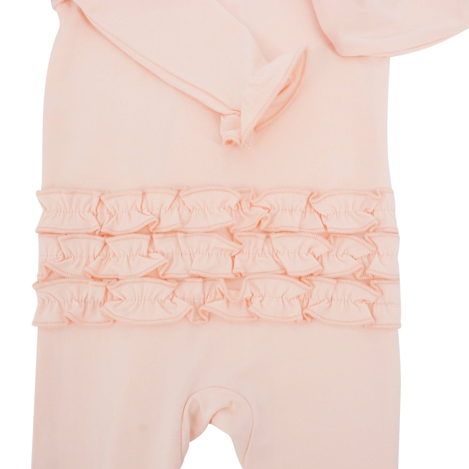 Sweet Bamboo Sweet Bamboo Perfect Pink Ruffle Footie - Little Miss Muffin Children & Home