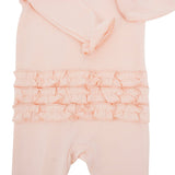 Sweet Bamboo Sweet Bamboo Perfect Pink Ruffle Footie - Little Miss Muffin Children & Home