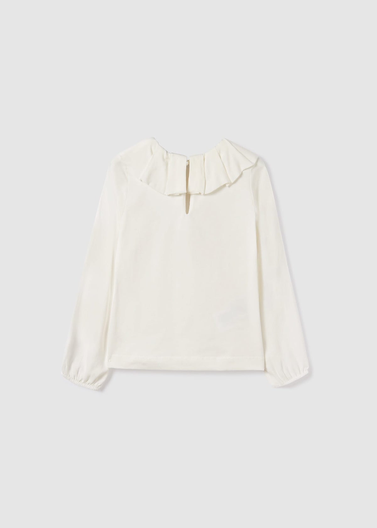 Abel & Lula Abel & Lula Ruffled Collar Top - Little Miss Muffin Children & Home