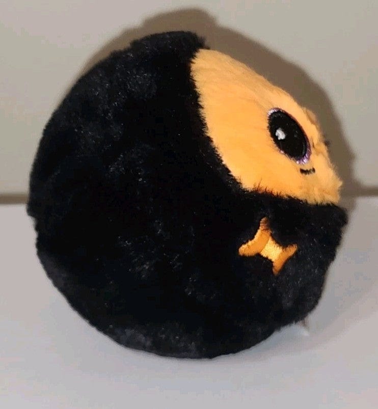 Ty Inc Beanie Bouncer - Marrow the Skeleton Orange - Little Miss Muffin Children & Home