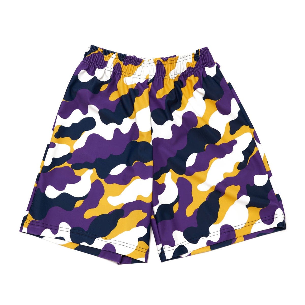 Bon Temps Boutique Purple & Gold Camo Sport Shorts
