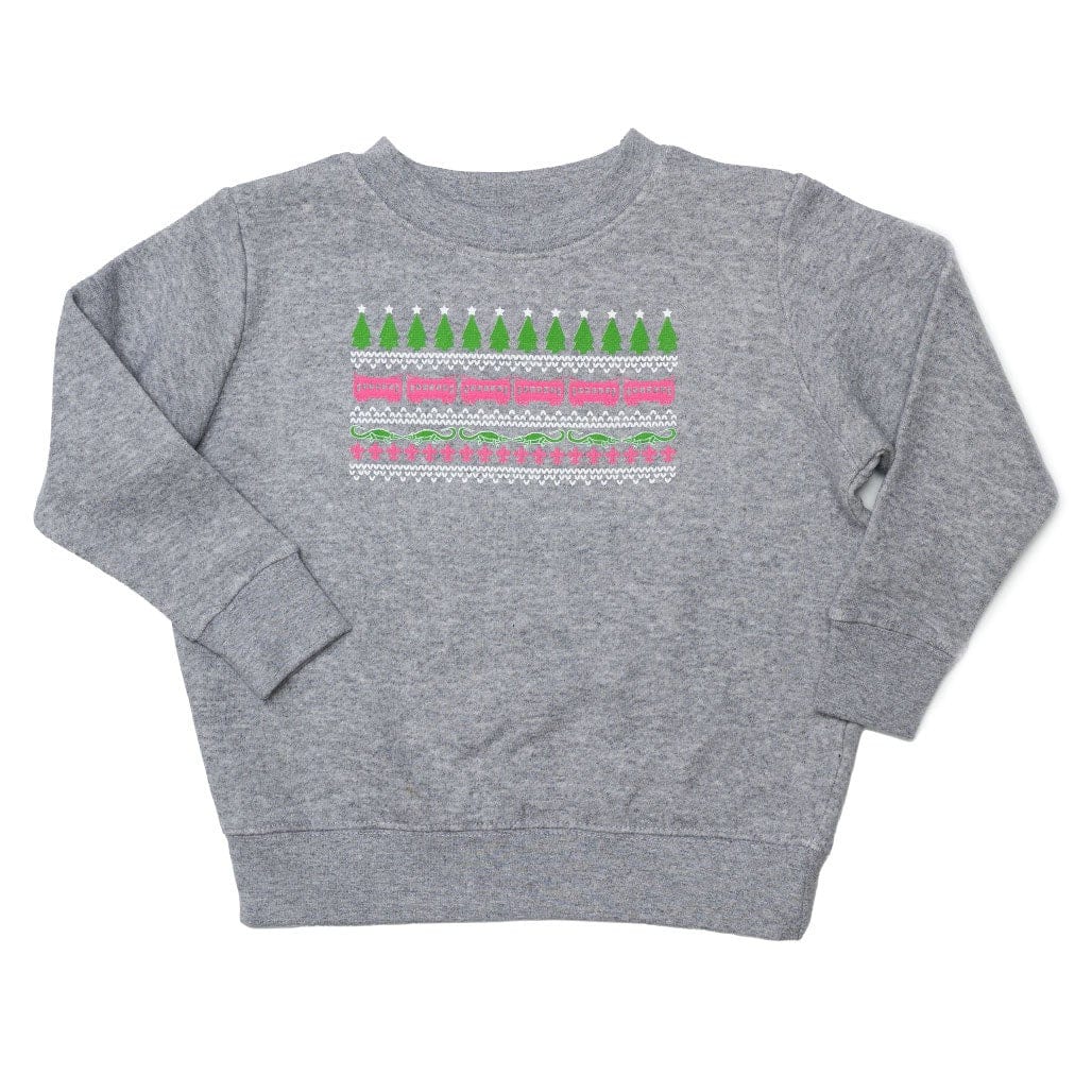 Bon Temps Boutique Bon Temps Boutique Pastel Fairisle Sweatshirt - Little Miss Muffin Children & Home