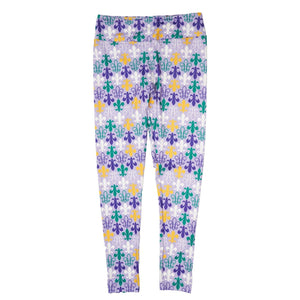 Bon Temps Boutique Bon Temps Boutique Mardi Gras Fancy d'lis Kids Leggings - Little Miss Muffin Children & Home