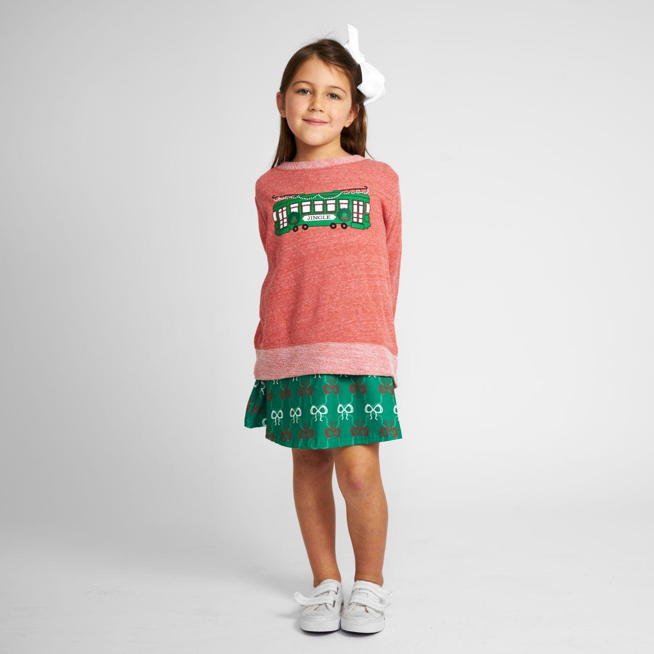Bon Temps Boutique Bon Temps Boutique Jingle Streetcar Crew Sweatshirt - Little Miss Muffin Children & Home