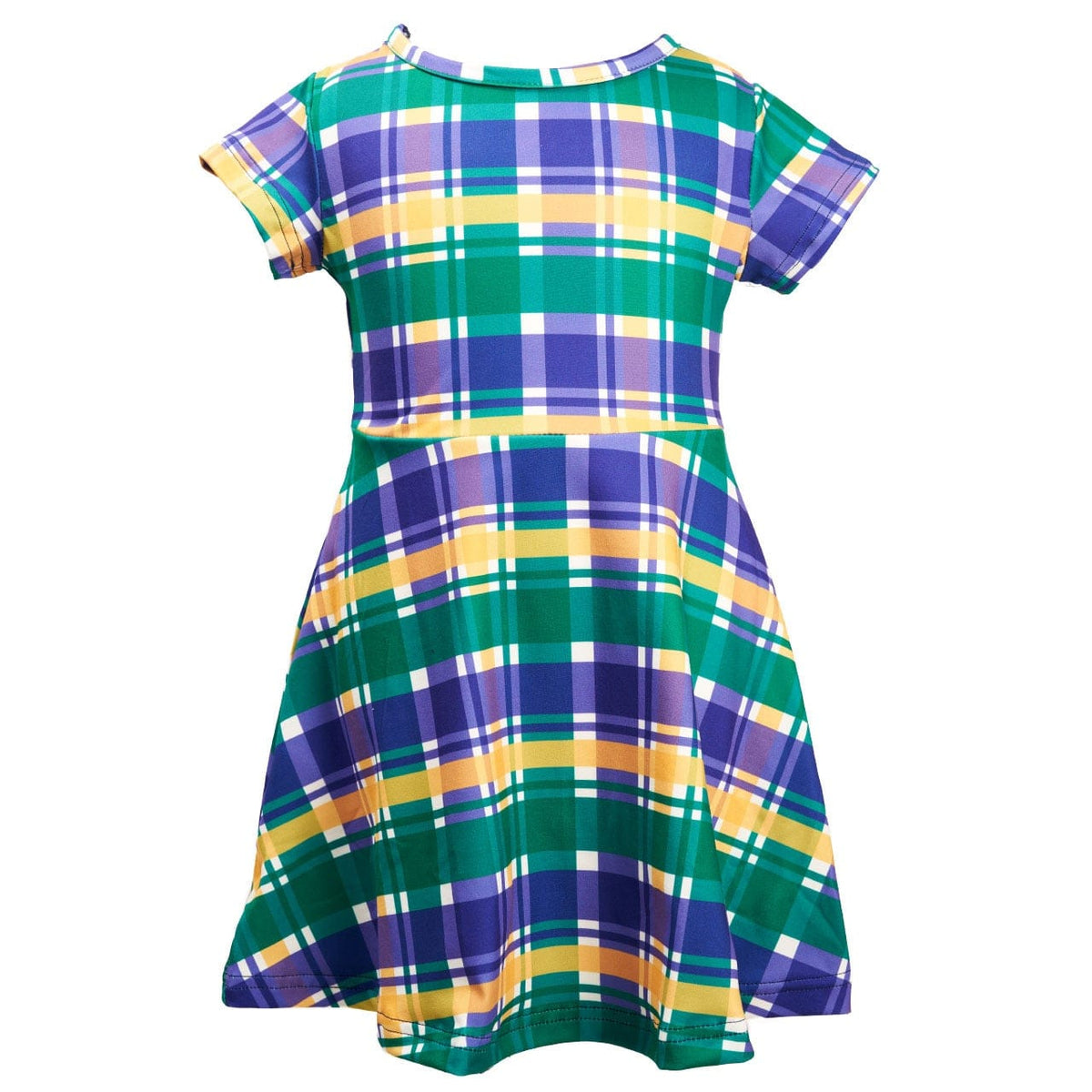 Bon Temps Boutique Bon Temps Boutique Mardi Gras Madras Charlotte Dress - Little Miss Muffin Children & Home