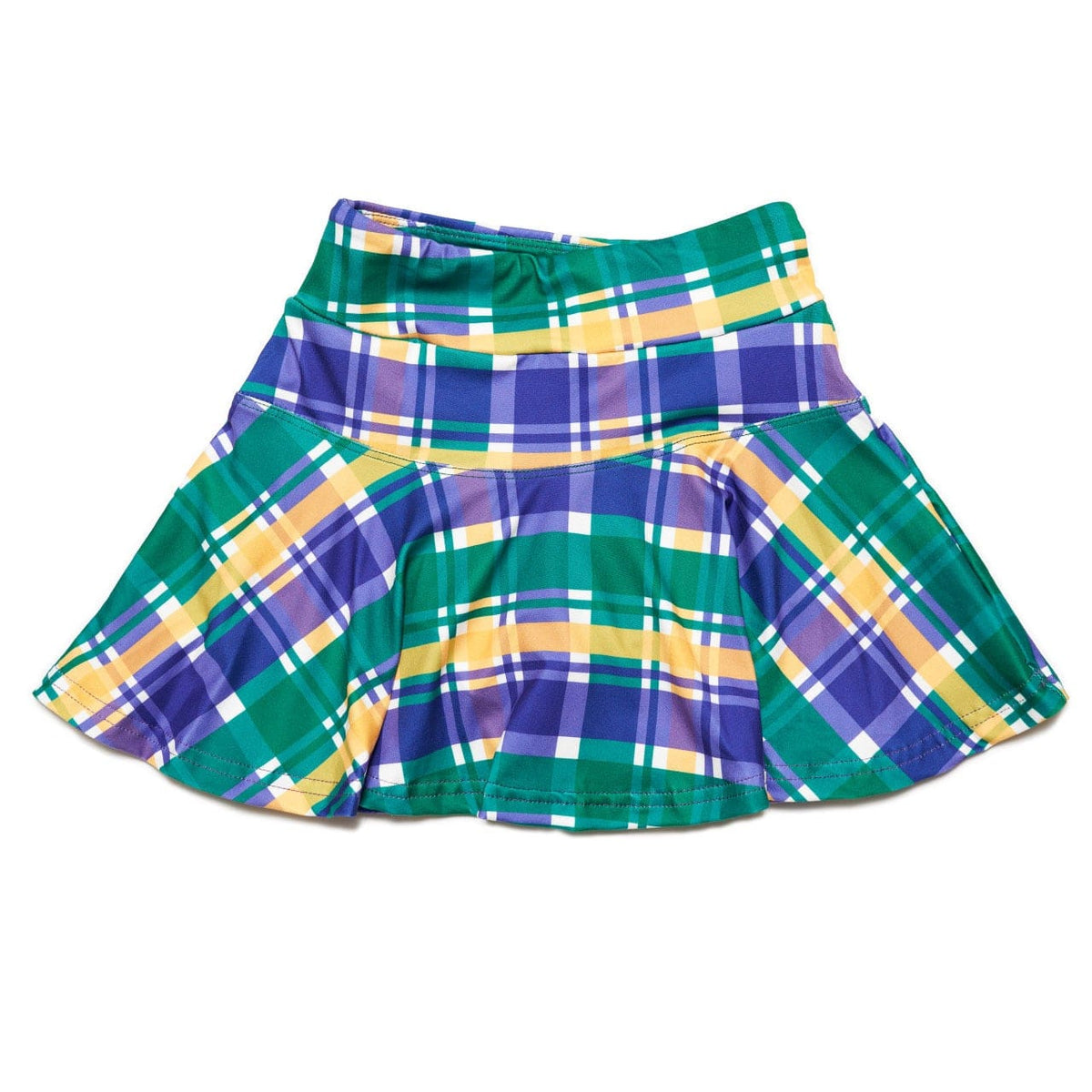 Bon Temps Boutique Bon Temps Boutique Mardi Gras Madras Sophia Skort - Little Miss Muffin Children & Home