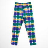 Bon Temps Boutique Mardi Gras Madras Kids Leggings