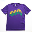 Bon Temps Boutique Bon Temps Boutique Mardi Gras Sport Stripe Dry Fit Tee - Little Miss Muffin Children & Home