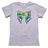 Bon Temps Boutique Mardi Gras Madras Bow Tee