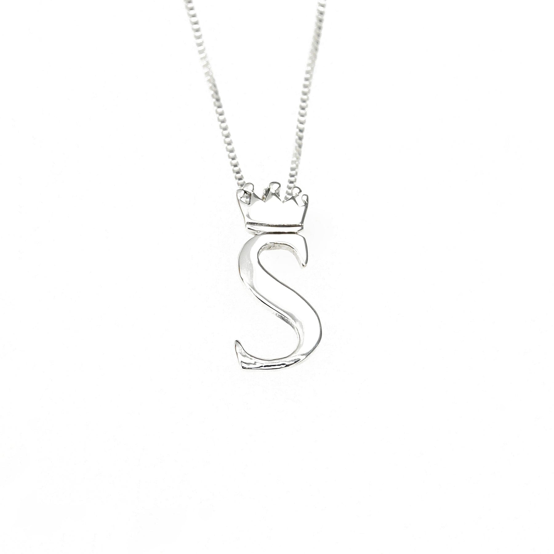 Cristy Cali Cristy Cali Royal Initial Charm Sterling Silver - Little Miss Muffin Children & Home