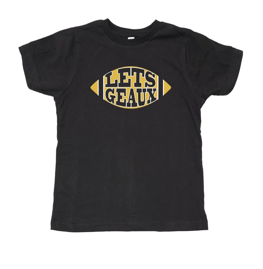 Bon Temps Boutique Bon Temps Boutique Let's Geaux Saints Tee Kids - Little Miss Muffin Children & Home