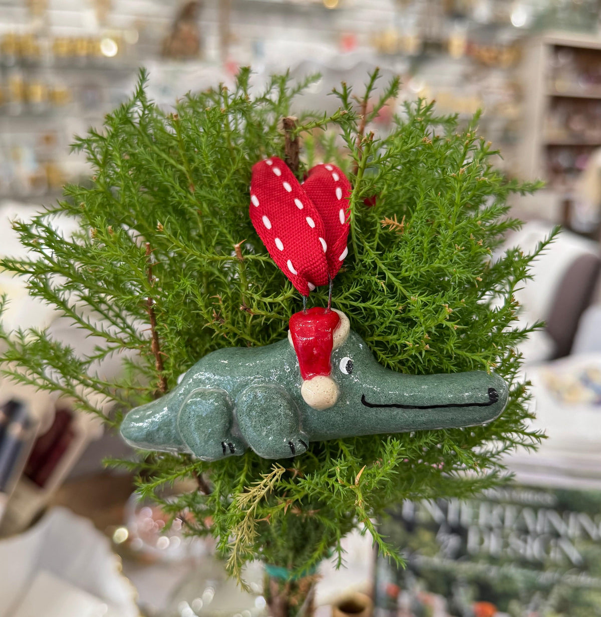Crescent City Ornaments Santa Gator Ornament - Little Miss Muffin Children & Home