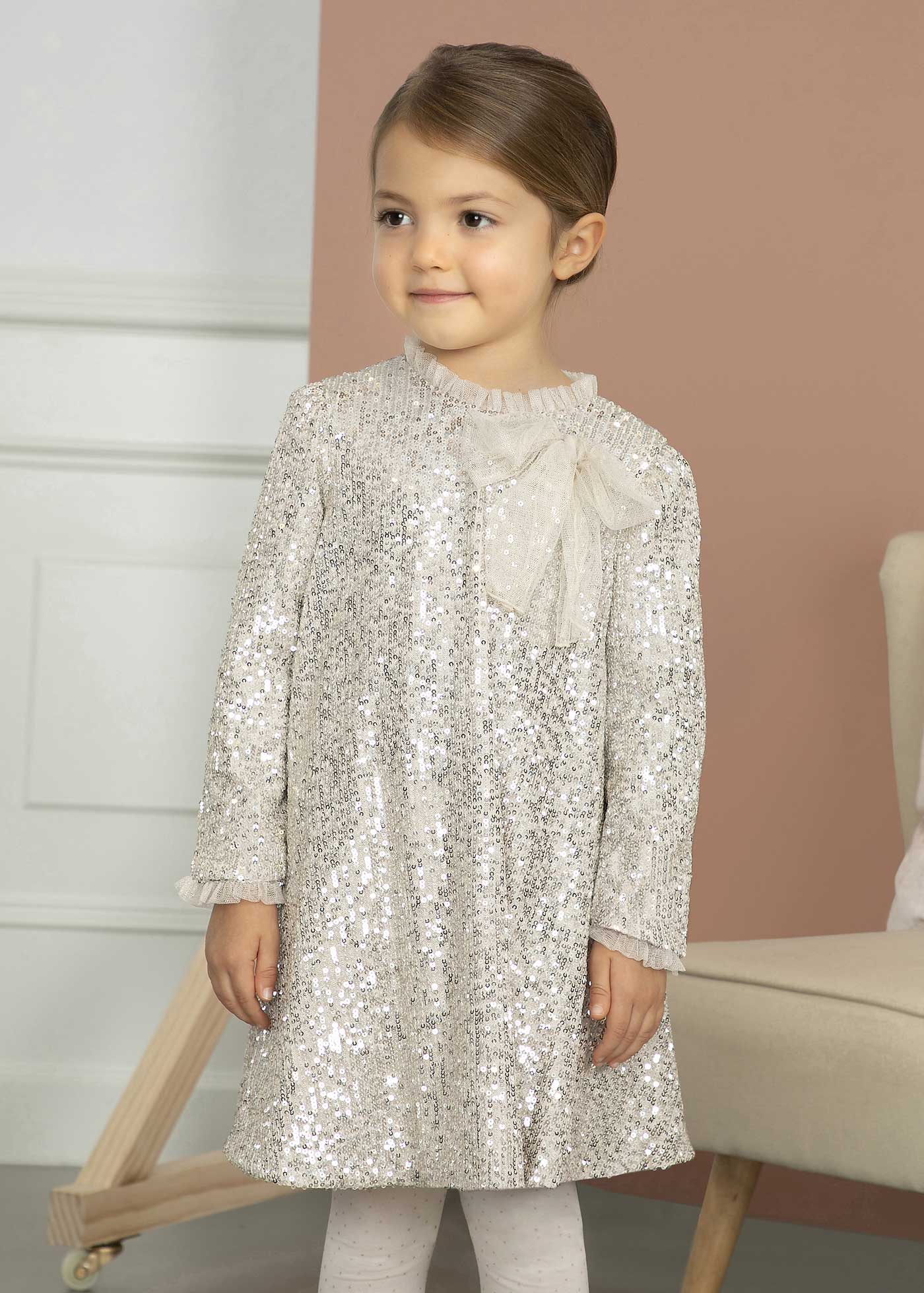 Abel & Lula Able & Lula Sequin Dress - Little Miss Muffin Children & Home
