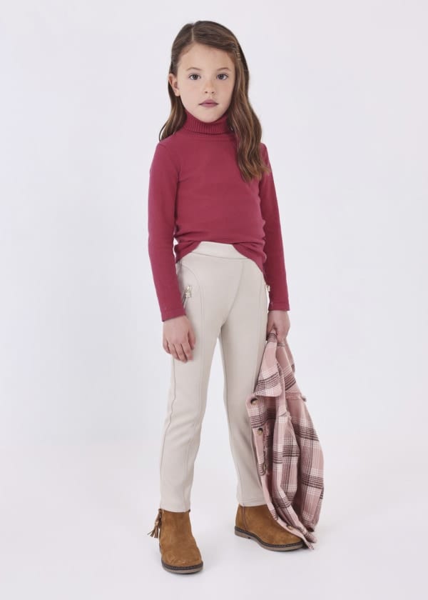 Mayoral Usa Inc Mayoral Pull-on Shimmer Pants with Zipper Details - Little Miss Muffin Children & Home