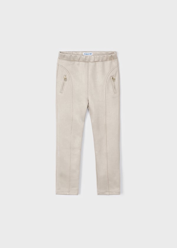 Mayoral Usa Inc Mayoral Pull-on Shimmer Pants with Zipper Details - Little Miss Muffin Children & Home