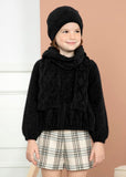Abel & Lula Abel & Lula Shimmery Faux Fur Sweater - Little Miss Muffin Children & Home