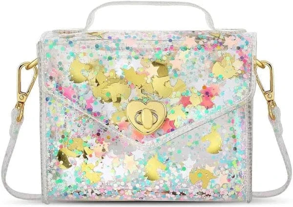 Carrying Kind Unicorn Sparkle Gussie Handbag - Little Miss Muffin Children & Home