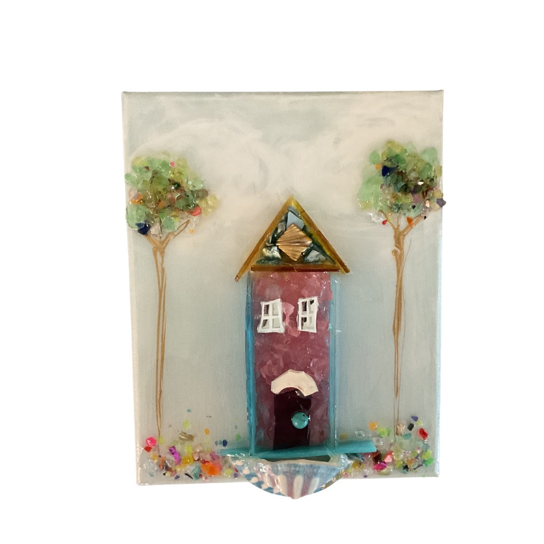 shotgun house glass art