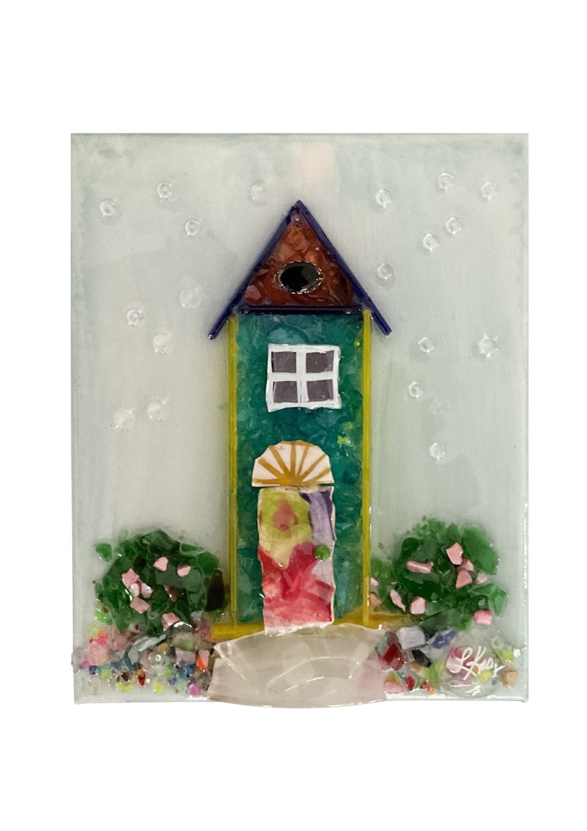 shotgun house glass art
