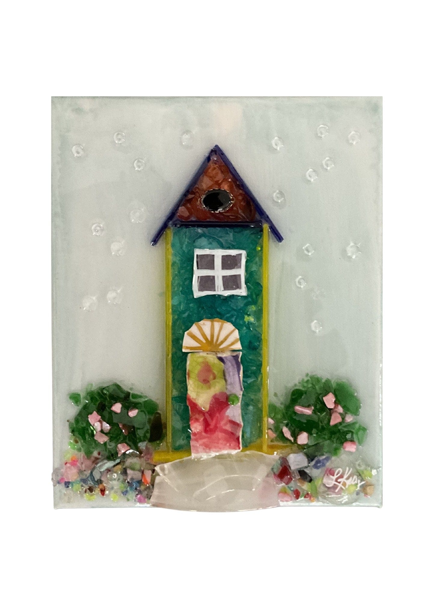 shotgun house glass art