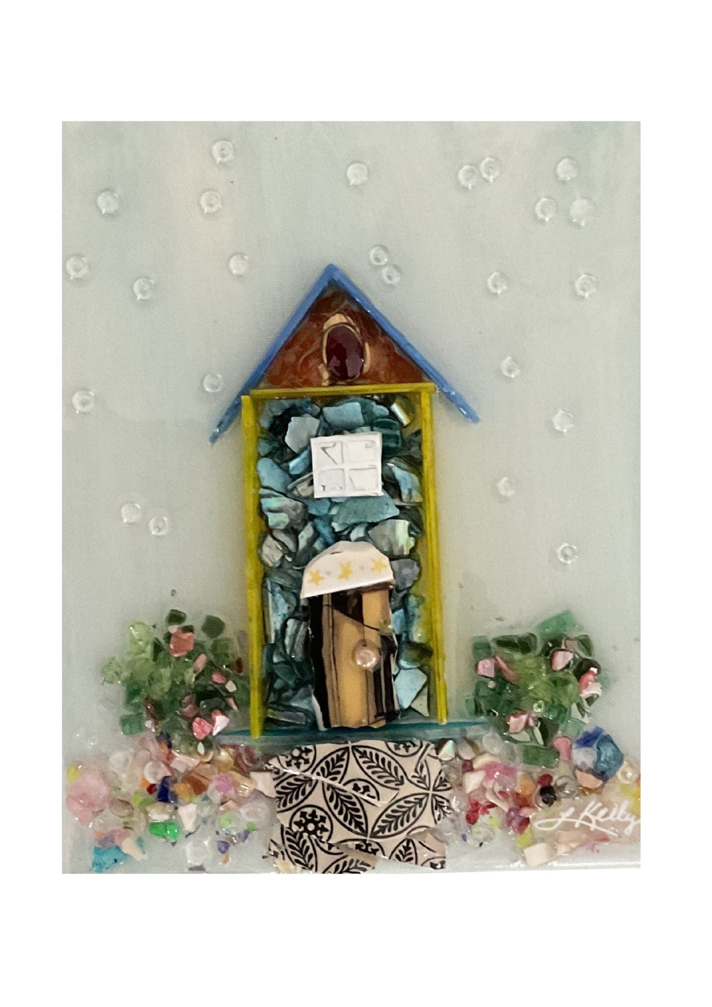 shotgun house glass art