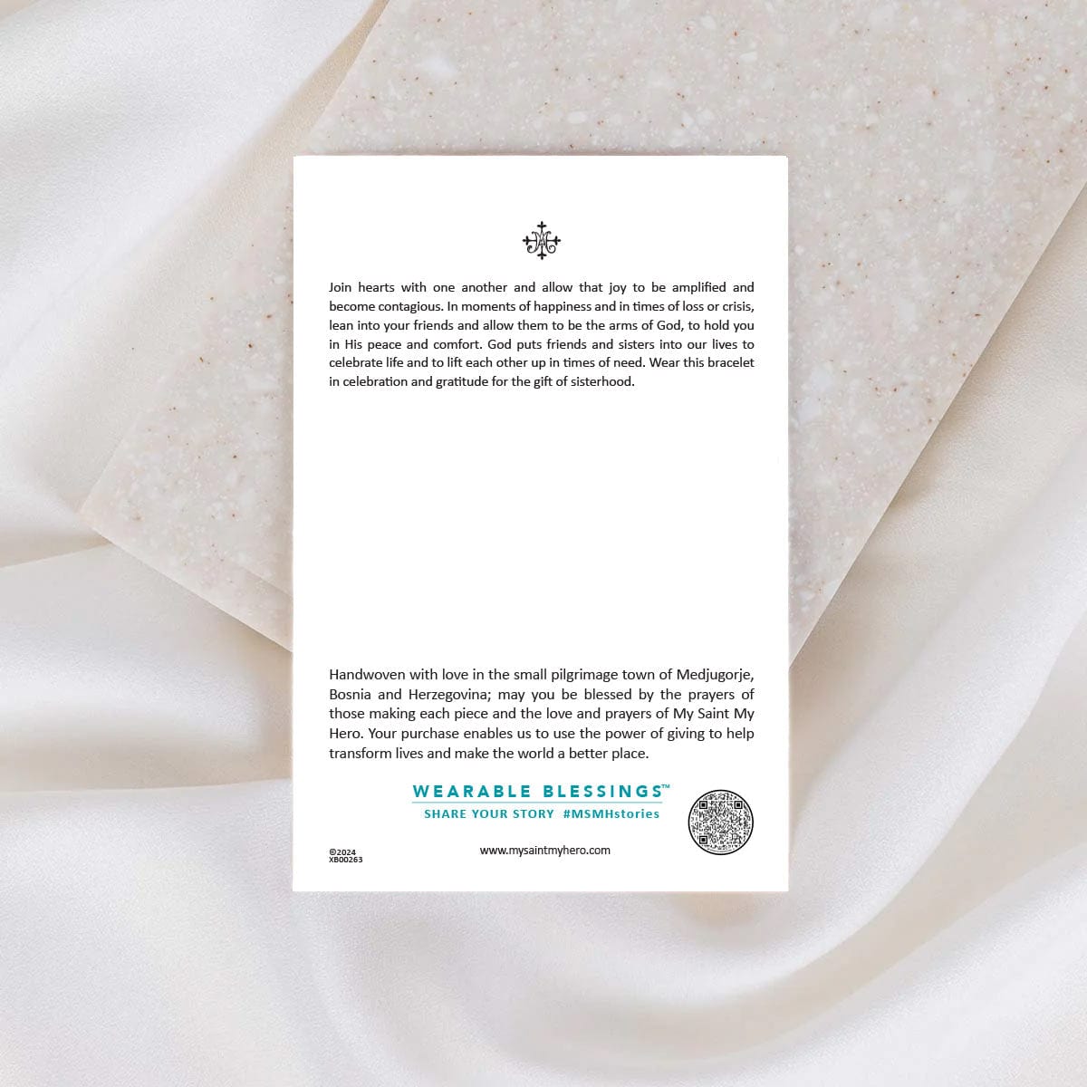 My Saint My Hero My Saint My Hero Sisters of the Heart Bracelet - Little Miss Muffin Children & Home