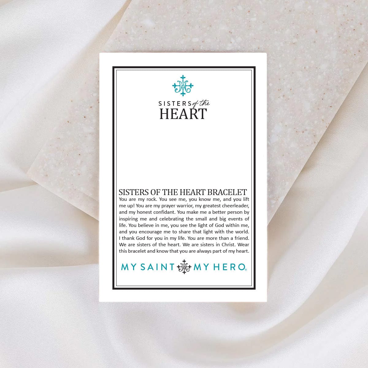 My Saint My Hero My Saint My Hero Sisters of the Heart Bracelet - Little Miss Muffin Children & Home