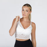 Jadyk Skye Lace Bralette in White