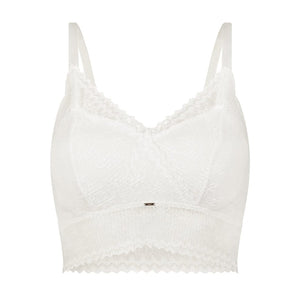 JadyK Jadyk Skye Lace Bralette in White - Little Miss Muffin Children & Home