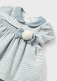 Mayoral Usa Inc Mayoral Short Sleeve Smocked Dress - Little Miss Muffin Children & Home