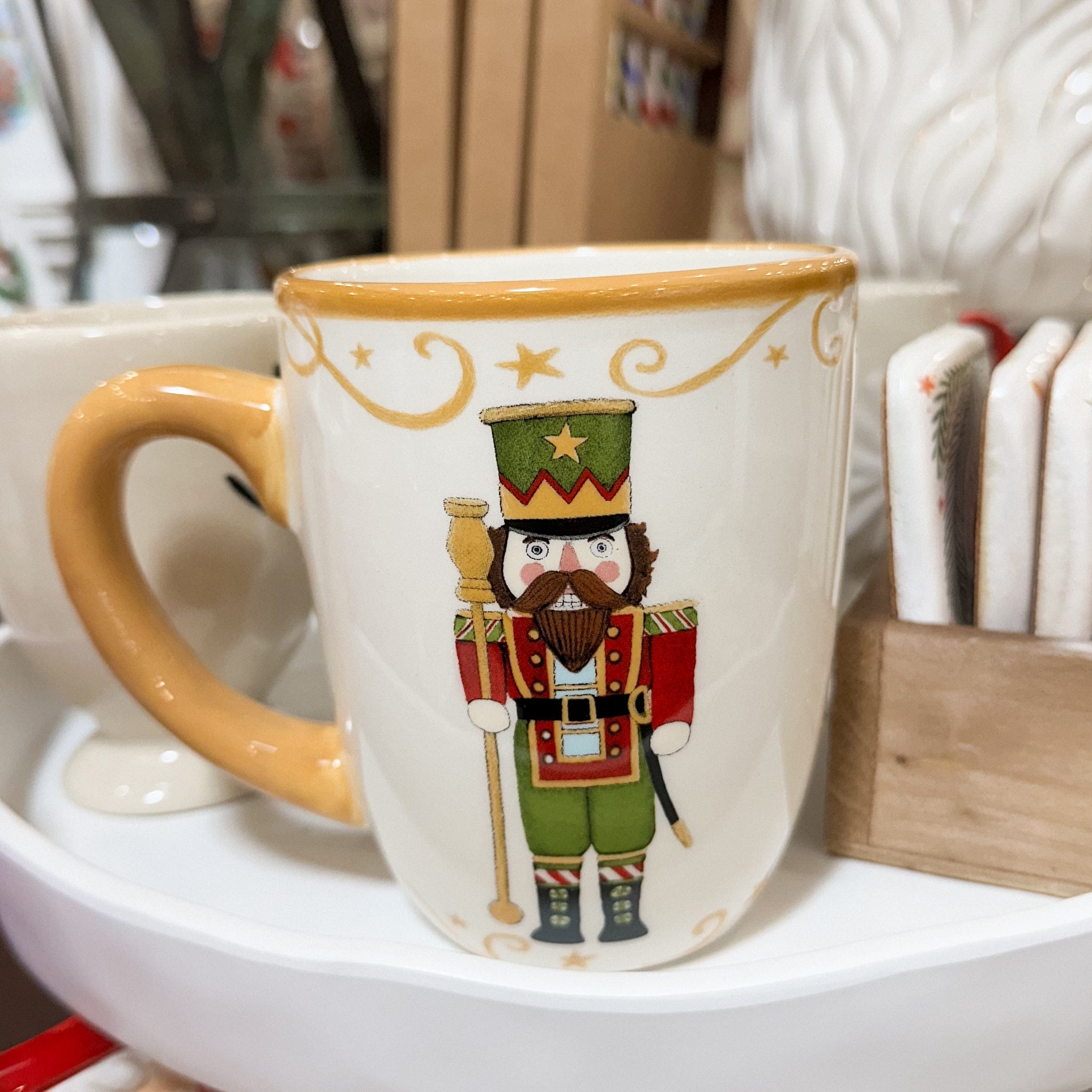 staf nutcracker mug