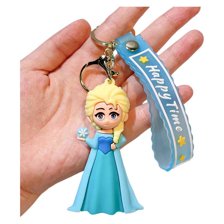 standing elsa keychain