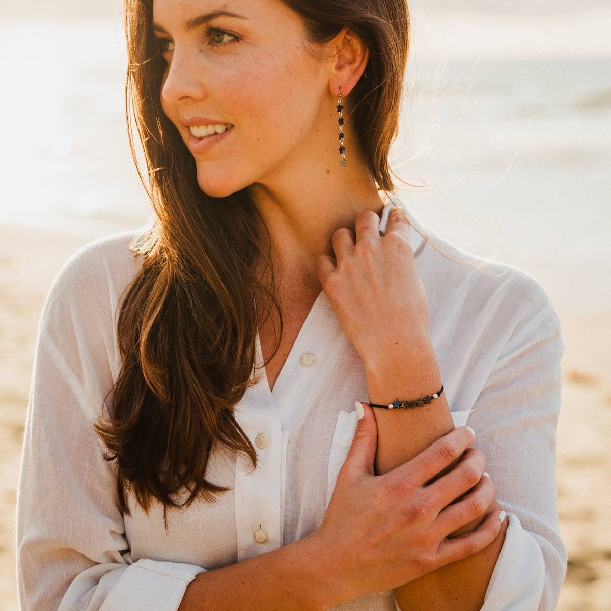 North Star Black Hematite Bracelet